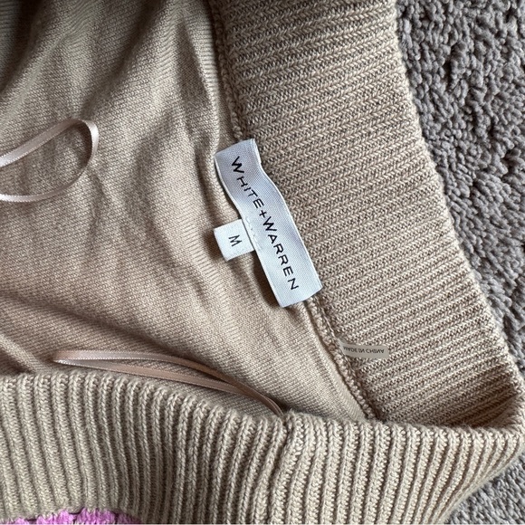 White + Warren Multicolor Striped Cotton Linen Set - Picture 3 of 9